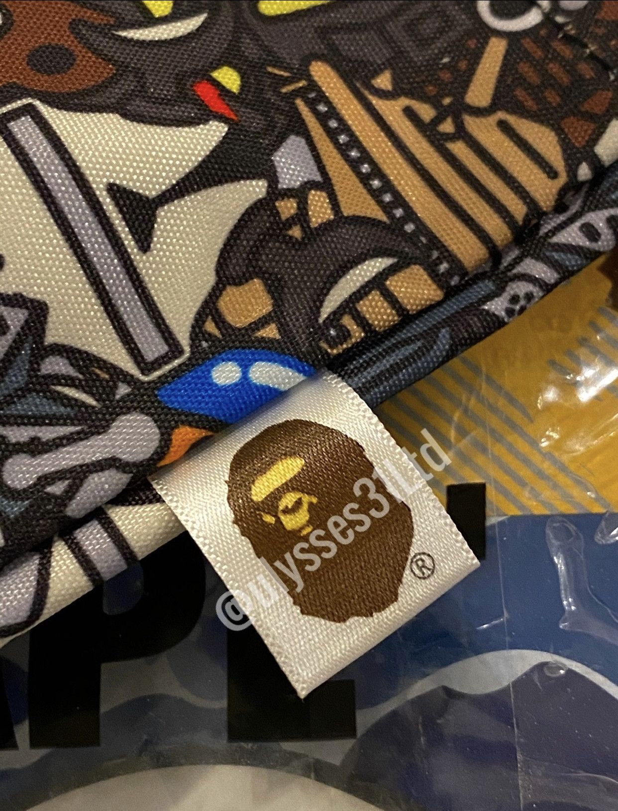 Bape Bape Baby Milo Ultraman Tote Size ONE SIZE - 3 Thumbnail