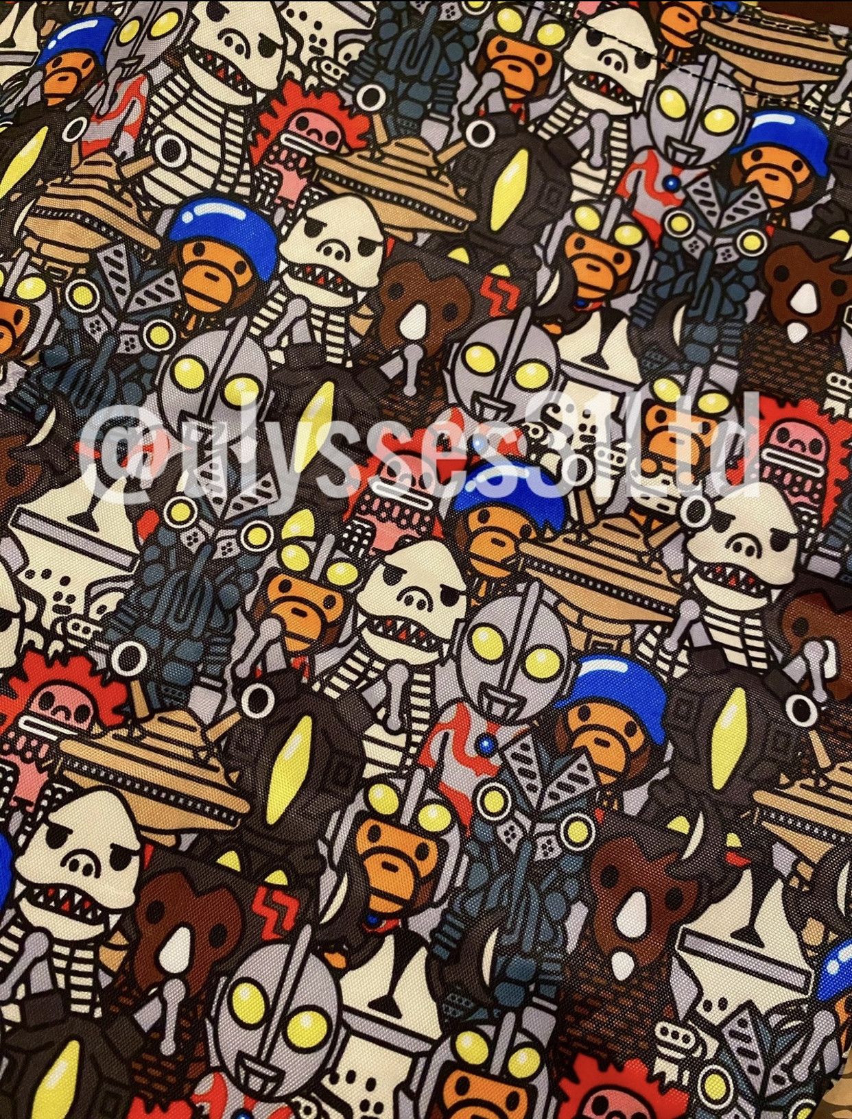 Bape Bape Baby Milo Ultraman Tote Size ONE SIZE - 2 Thumbnail