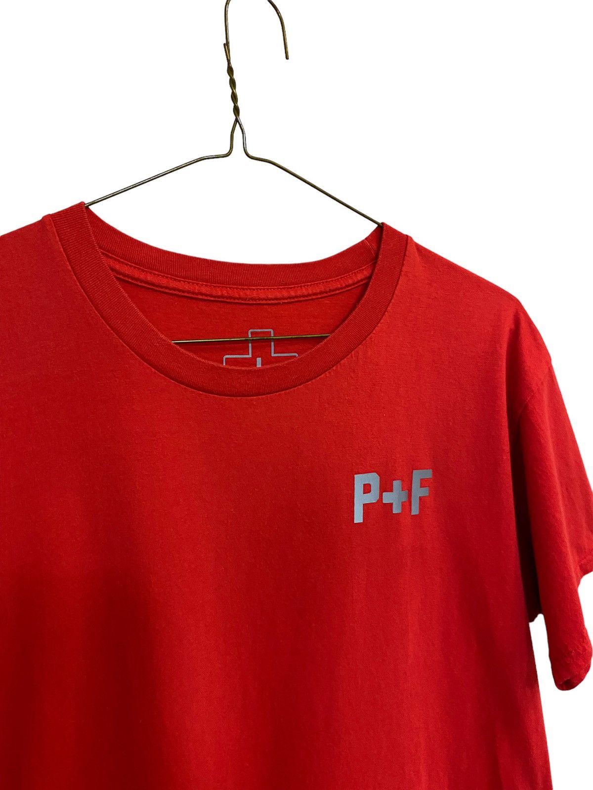 Places + Faces Places+Faces Reflective Logo Red T Shirt Size US L / EU 52-54 / 3 - 3 Thumbnail