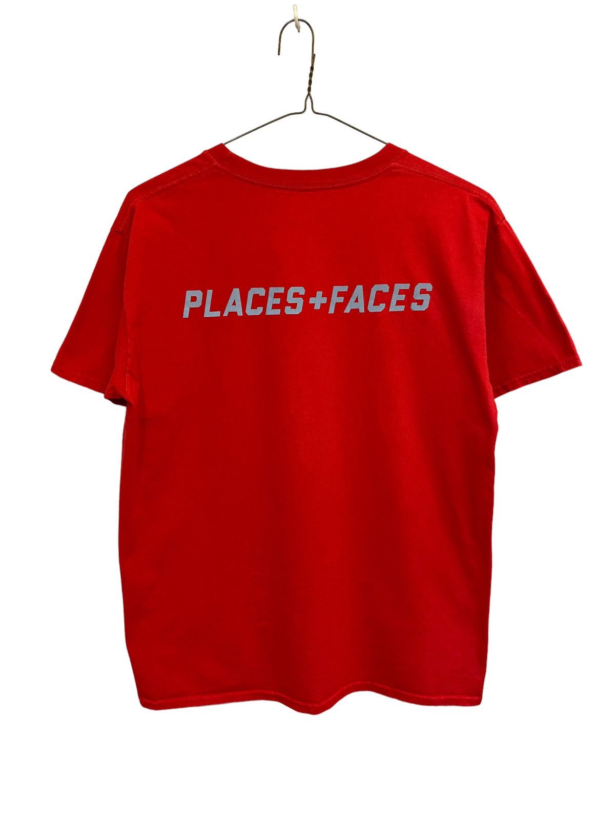 Places + Faces Places+Faces Reflective Logo Red T Shirt Size US L / EU 52-54 / 3 - 2 Thumbnail