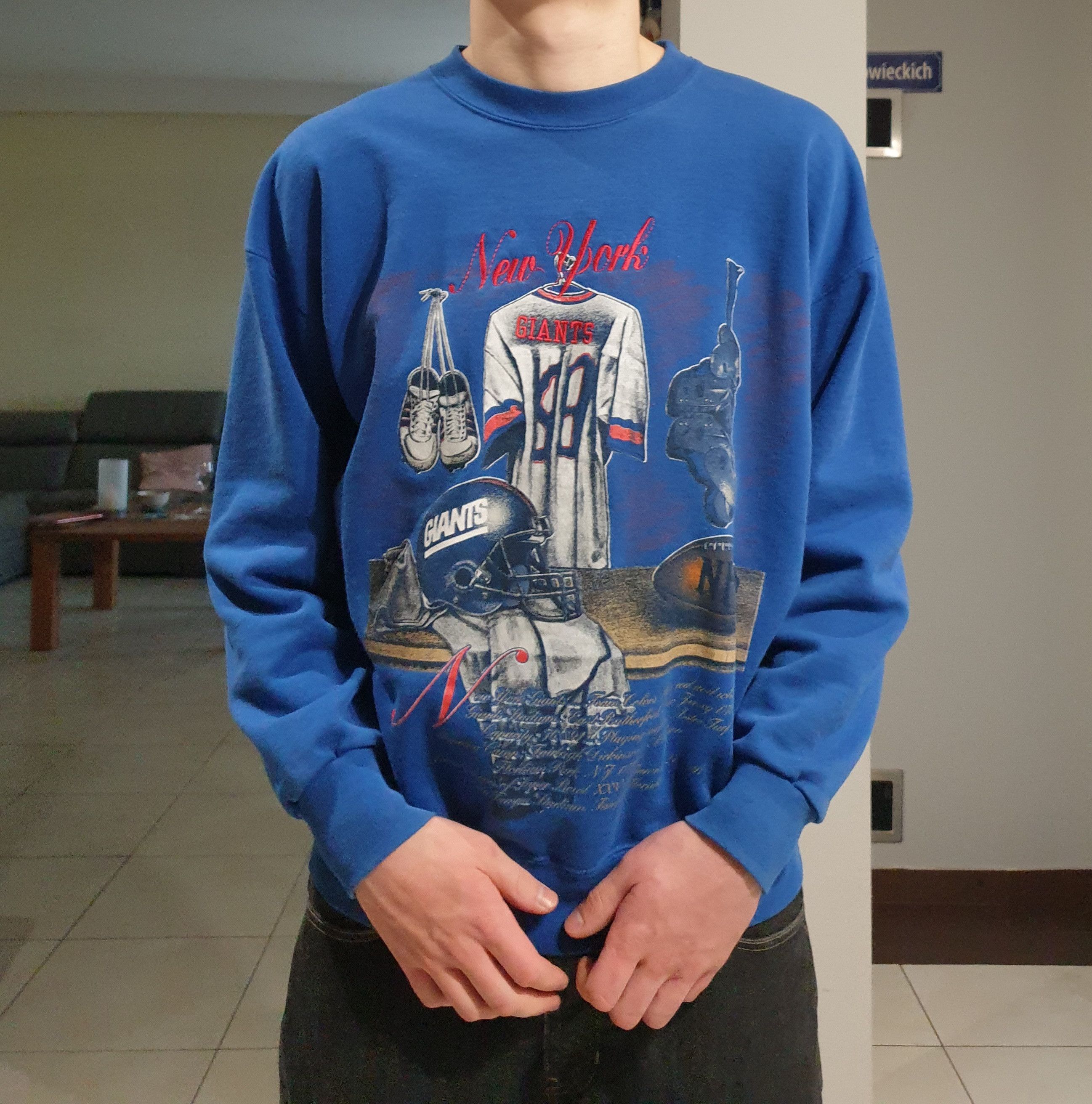 Vintage Nutmeg NY Giants Crewneck