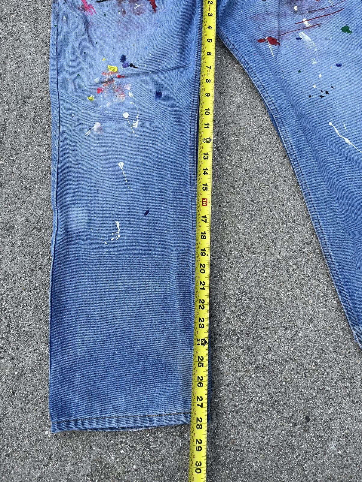 Levi's Vintage Levi’s Orange Tab Jeans Custom Distressed Thrashed Size US 36 / EU 52 - 5 Thumbnail