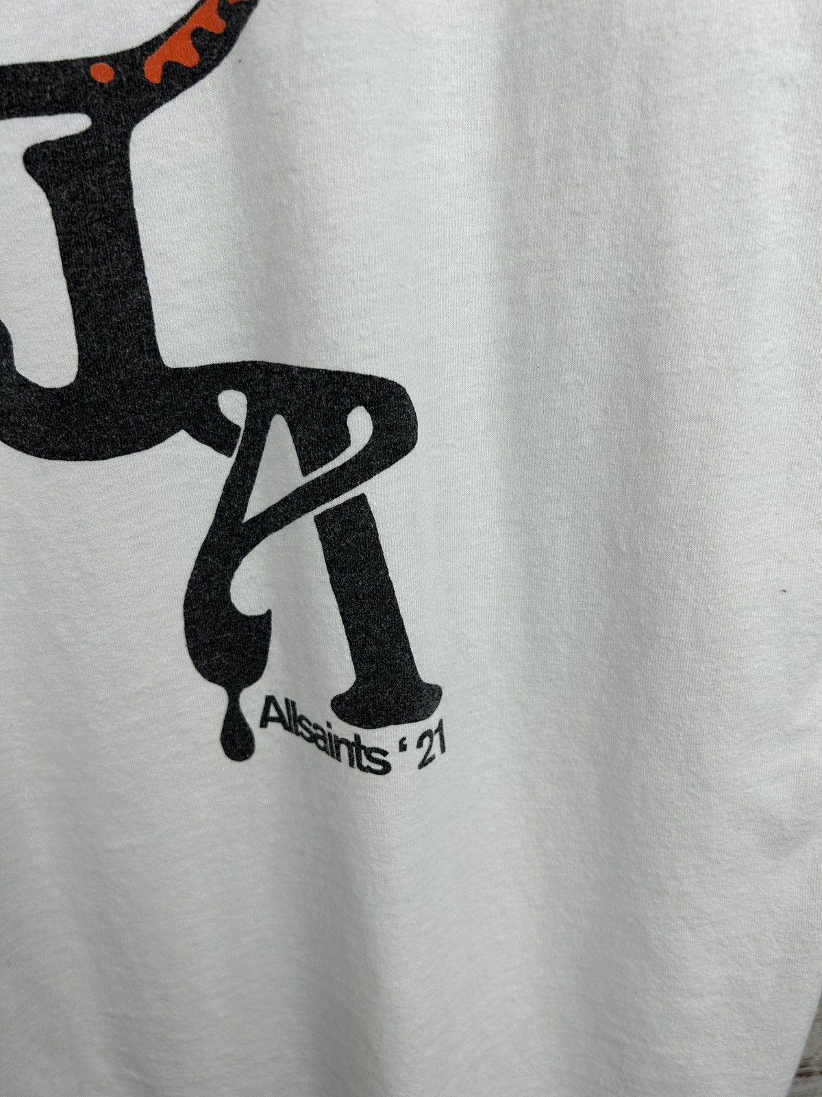 Allsaints × Japanese Brand Mens AllSaints tripper ss crew T Shirt luxury tee tiger y2k Size US M / EU 48-50 / 2 - 13 Thumbnail