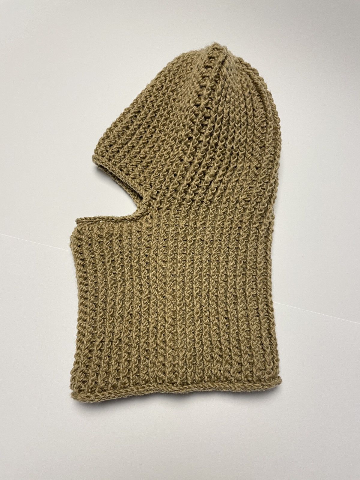 Handmade Knitted Wool Blend Balaclava Size ONE SIZE - 1 Thumbnail
