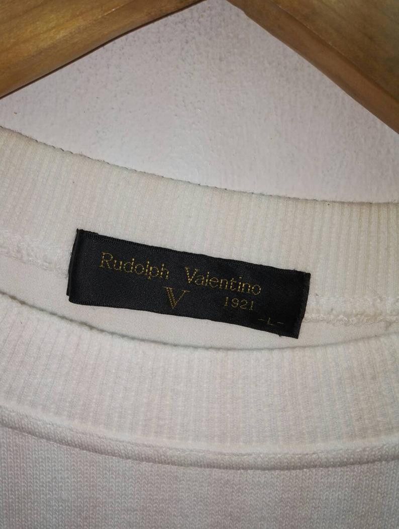 Valentino Vintage🔥 Rudolph Valentino Sweatshirt big logo Size US L / EU 52-54 / 3 - 4 Thumbnail