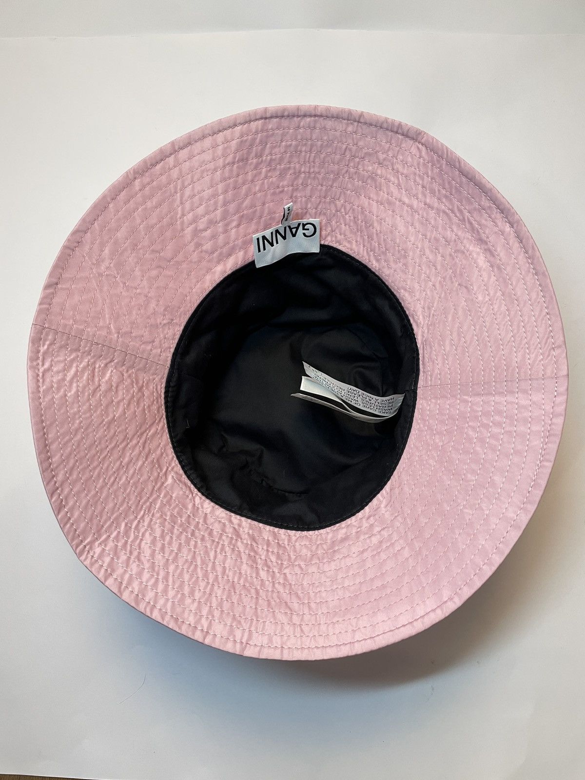 Gianni Valentino Ganni Pink Bucket Hat Size ONE SIZE - 6 Thumbnail