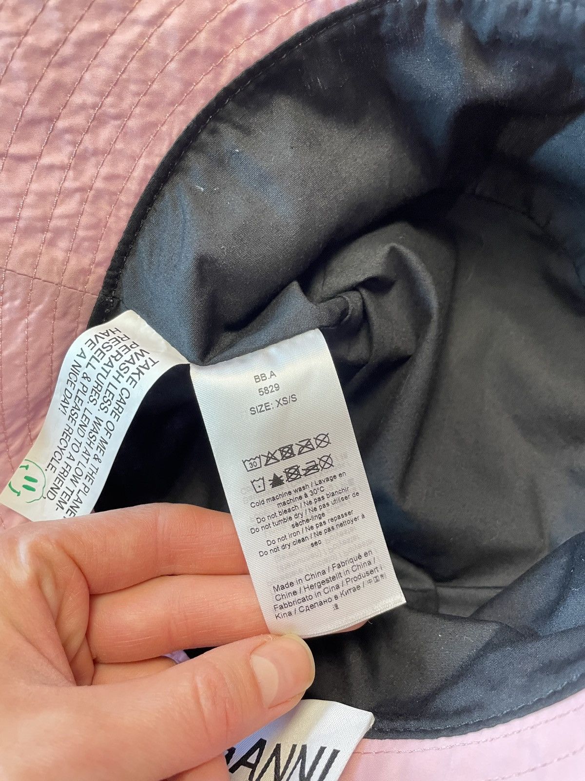 Gianni Valentino Ganni Pink Bucket Hat Size ONE SIZE - 11 Thumbnail
