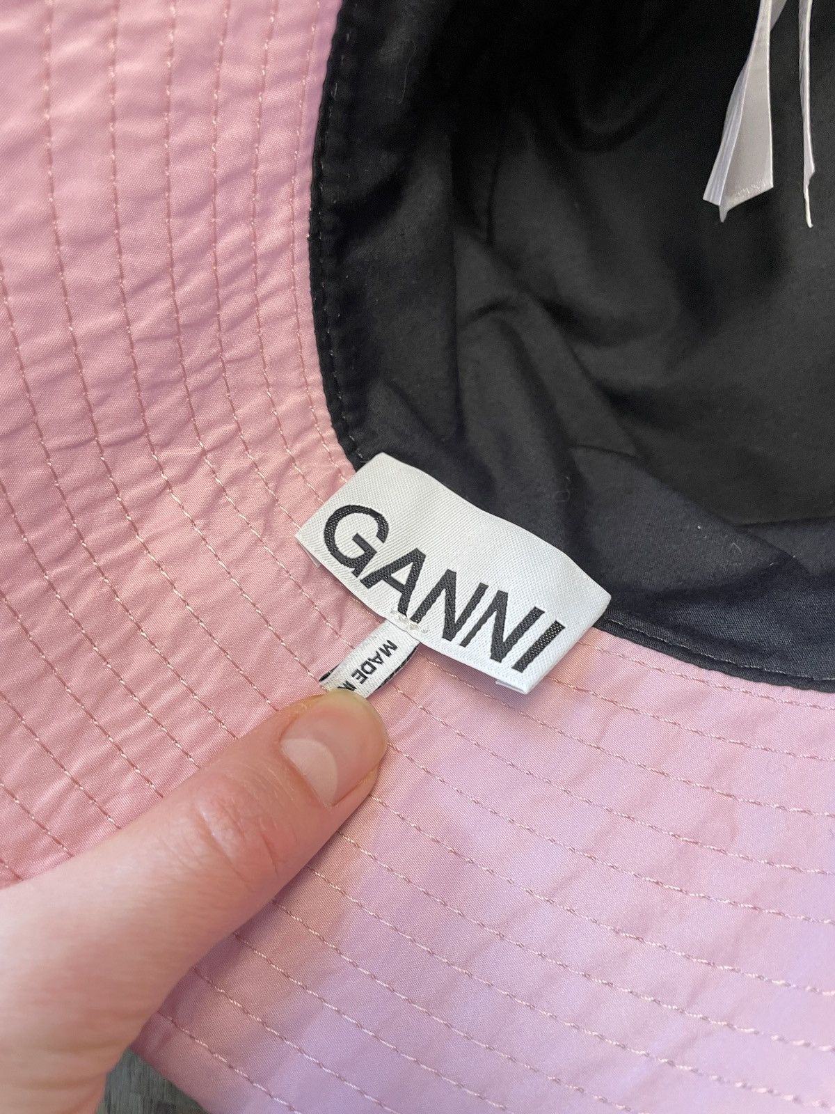 Gianni Valentino Ganni Pink Bucket Hat Size ONE SIZE - 7 Thumbnail