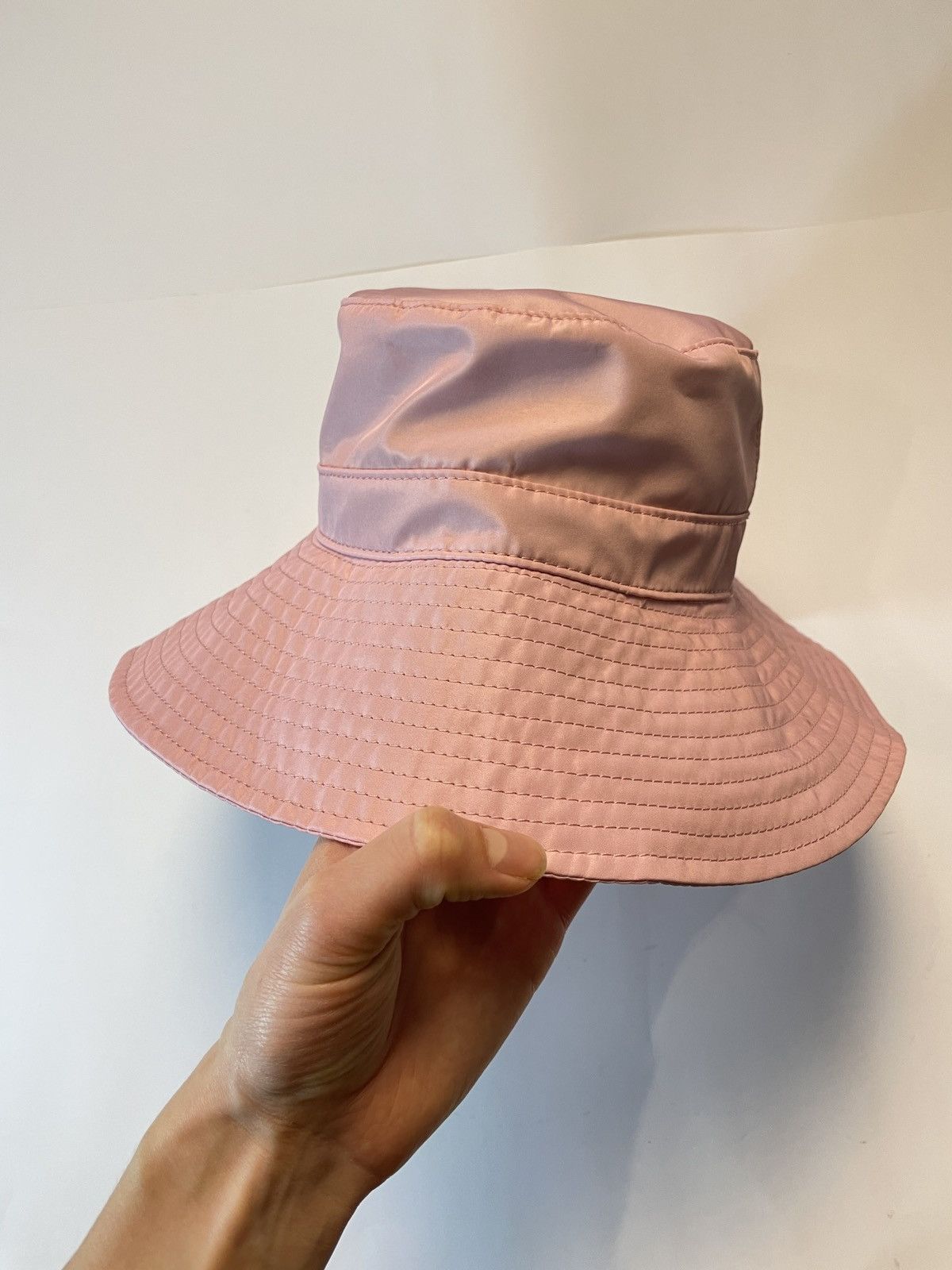 Gianni Valentino Ganni Pink Bucket Hat Size ONE SIZE - 4 Thumbnail