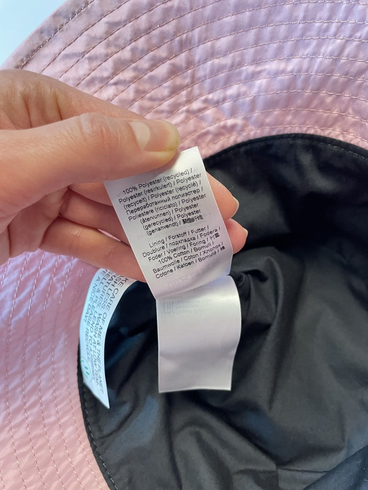 Gianni Valentino Ganni Pink Bucket Hat Size ONE SIZE - 10 Thumbnail