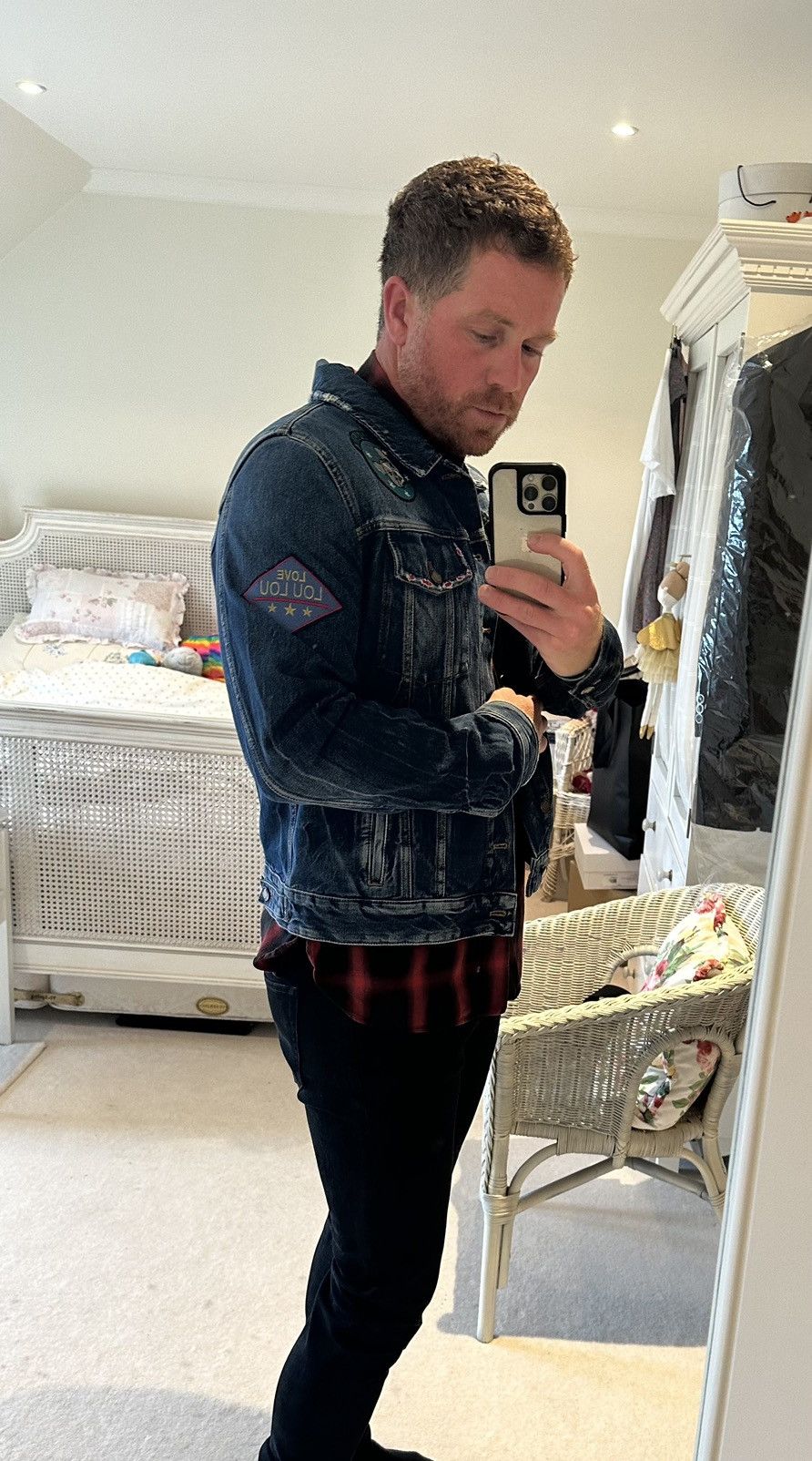 Saint Laurent Paris $1790 Saint Laurent patches washed denim jacket GRAIL Size US M / EU 48-50 / 2 - 4 Thumbnail