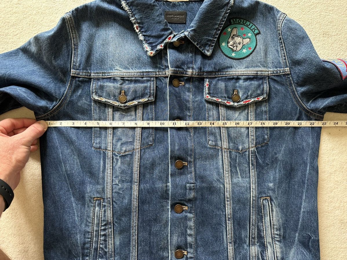 Saint Laurent Paris $1790 Saint Laurent patches washed denim jacket GRAIL Size US M / EU 48-50 / 2 - 6 Thumbnail