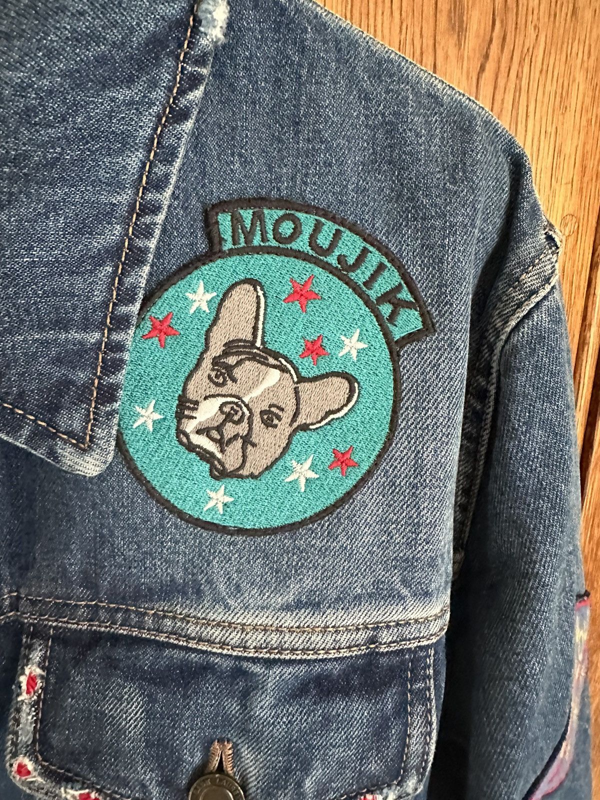 Saint Laurent Paris $1790 Saint Laurent patches washed denim jacket GRAIL Size US M / EU 48-50 / 2 - 17 Thumbnail
