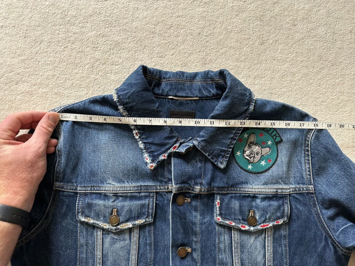 Saint Laurent Paris $1790 Saint Laurent patches washed denim jacket GRAIL Size US M / EU 48-50 / 2 - 7 Thumbnail
