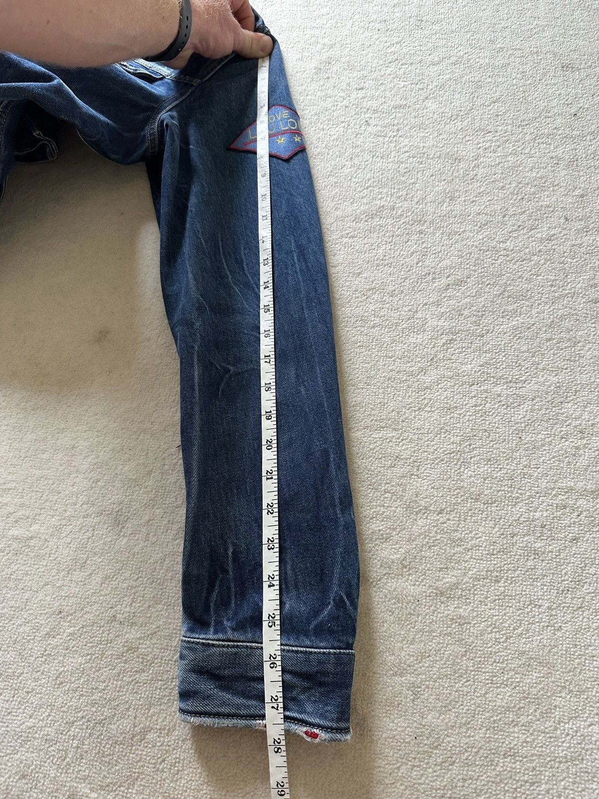 Saint Laurent Paris $1790 Saint Laurent patches washed denim jacket GRAIL Size US M / EU 48-50 / 2 - 9 Thumbnail
