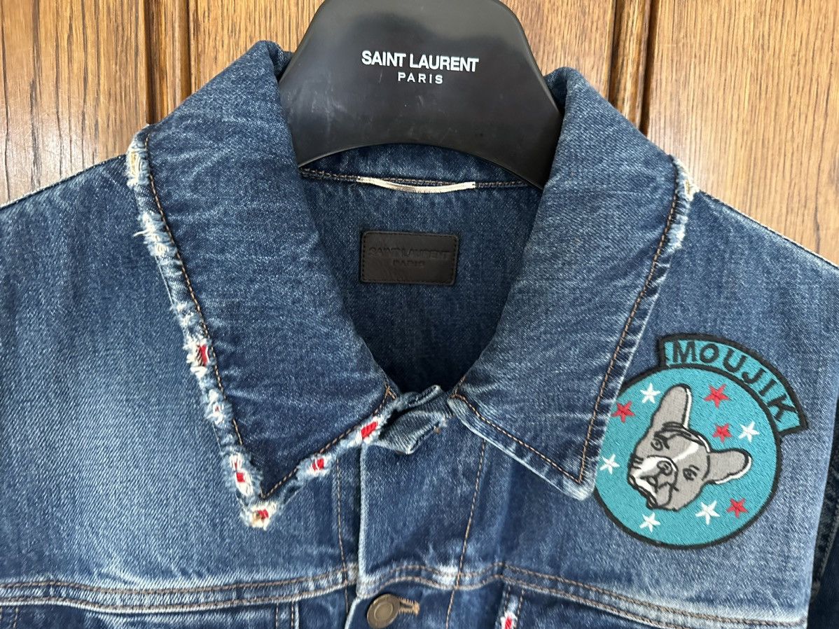 Saint Laurent Paris $1790 Saint Laurent patches washed denim jacket GRAIL Size US M / EU 48-50 / 2 - 14 Thumbnail