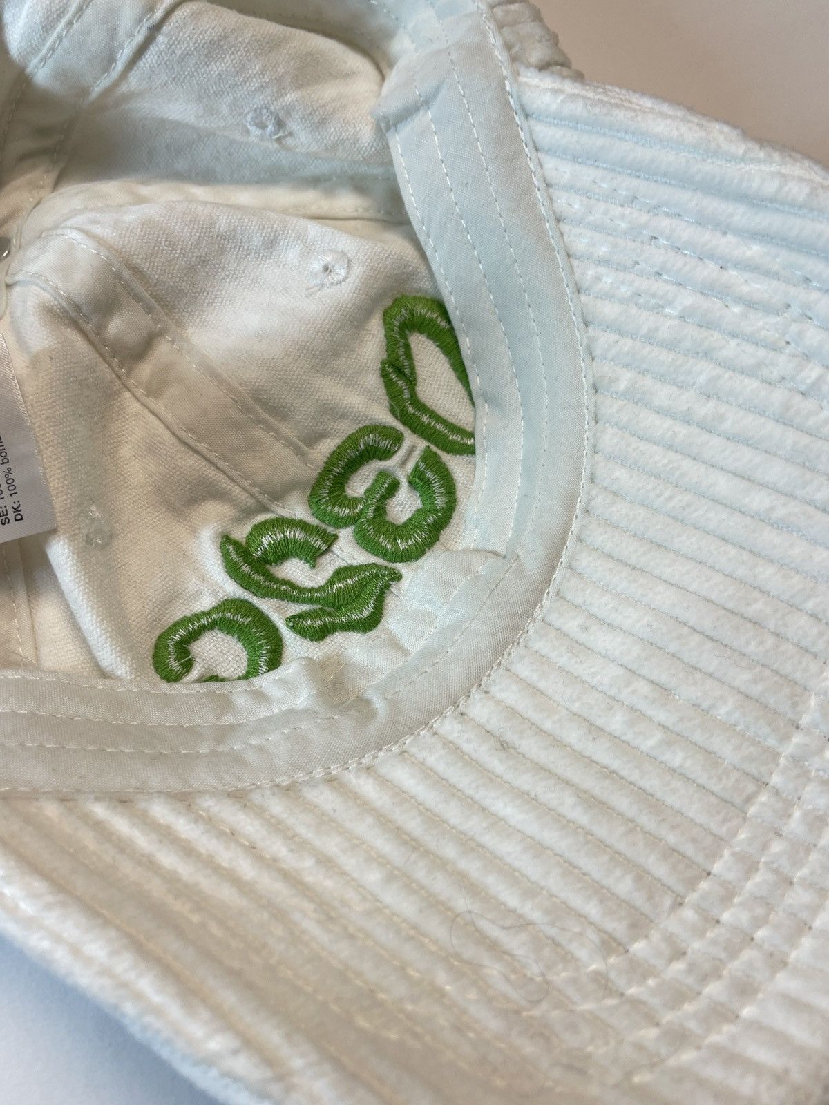 032c 032c Glitch Logo Cord Cap in White Size ONE SIZE - 9 Thumbnail