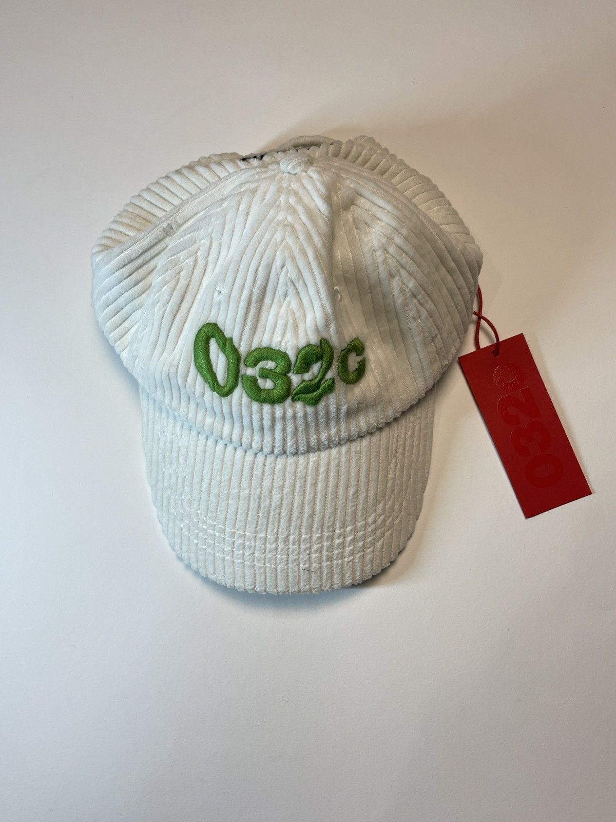 032c 032c Glitch Logo Cord Cap in White Size ONE SIZE - 2 Thumbnail