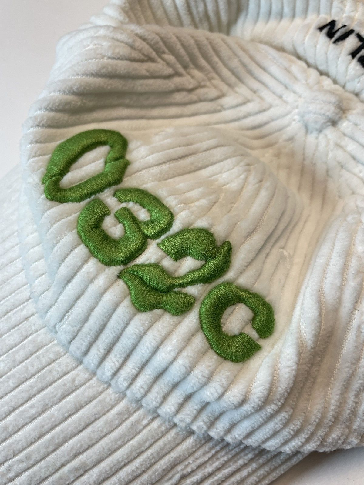 032c 032c Glitch Logo Cord Cap in White Size ONE SIZE - 4 Thumbnail