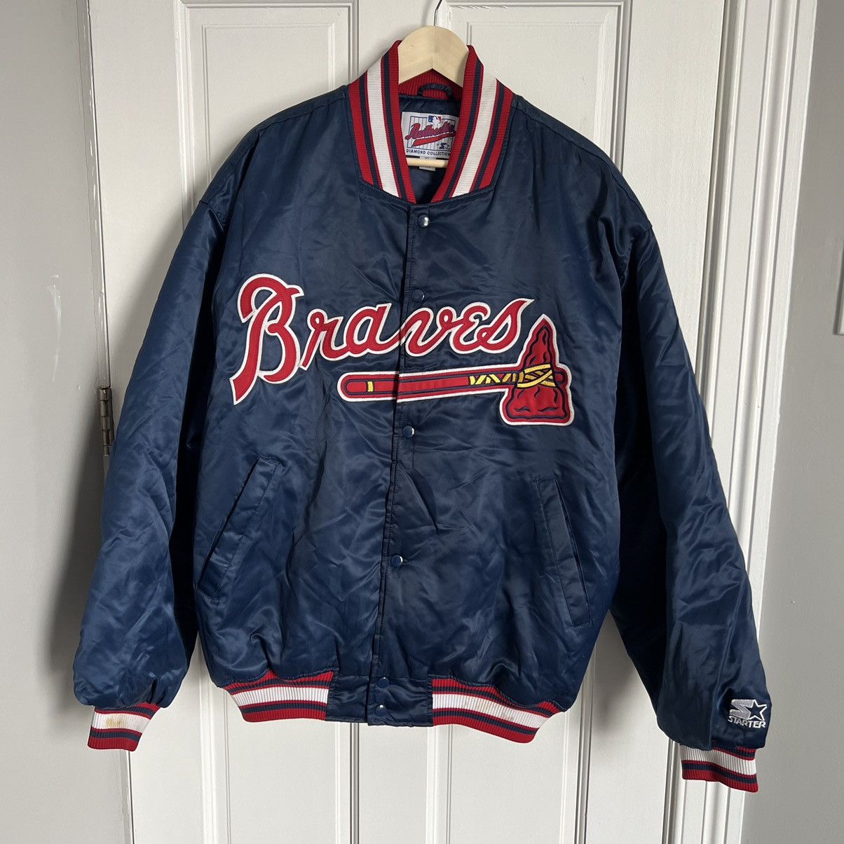 Vintage Atlanta Braves Starter Jacket. 3XL — TopBoy