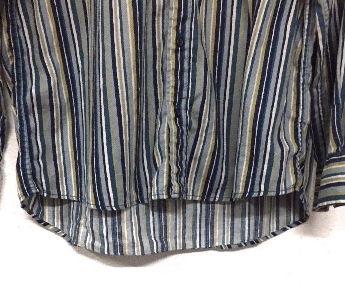 Japanese Brand Jeaning Garage Stripa Button Shirt Size US L / EU 52-54 / 3 - 4 Thumbnail