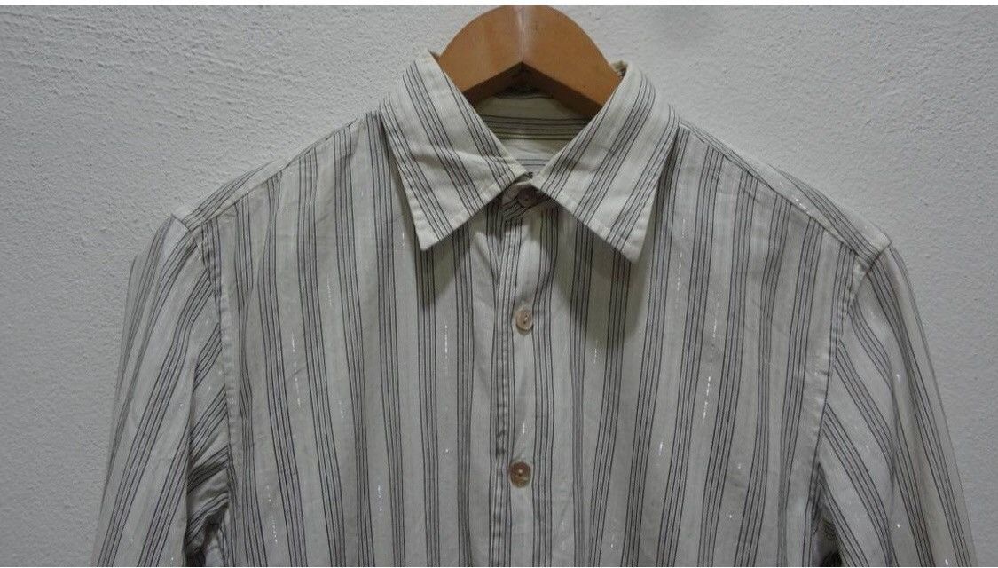 Japanese Brand × Katharine Hamnett London Katharine Hamnett London Striped Shirt Made In Japan Size US M / EU 48-50 / 2 - 3 Thumbnail