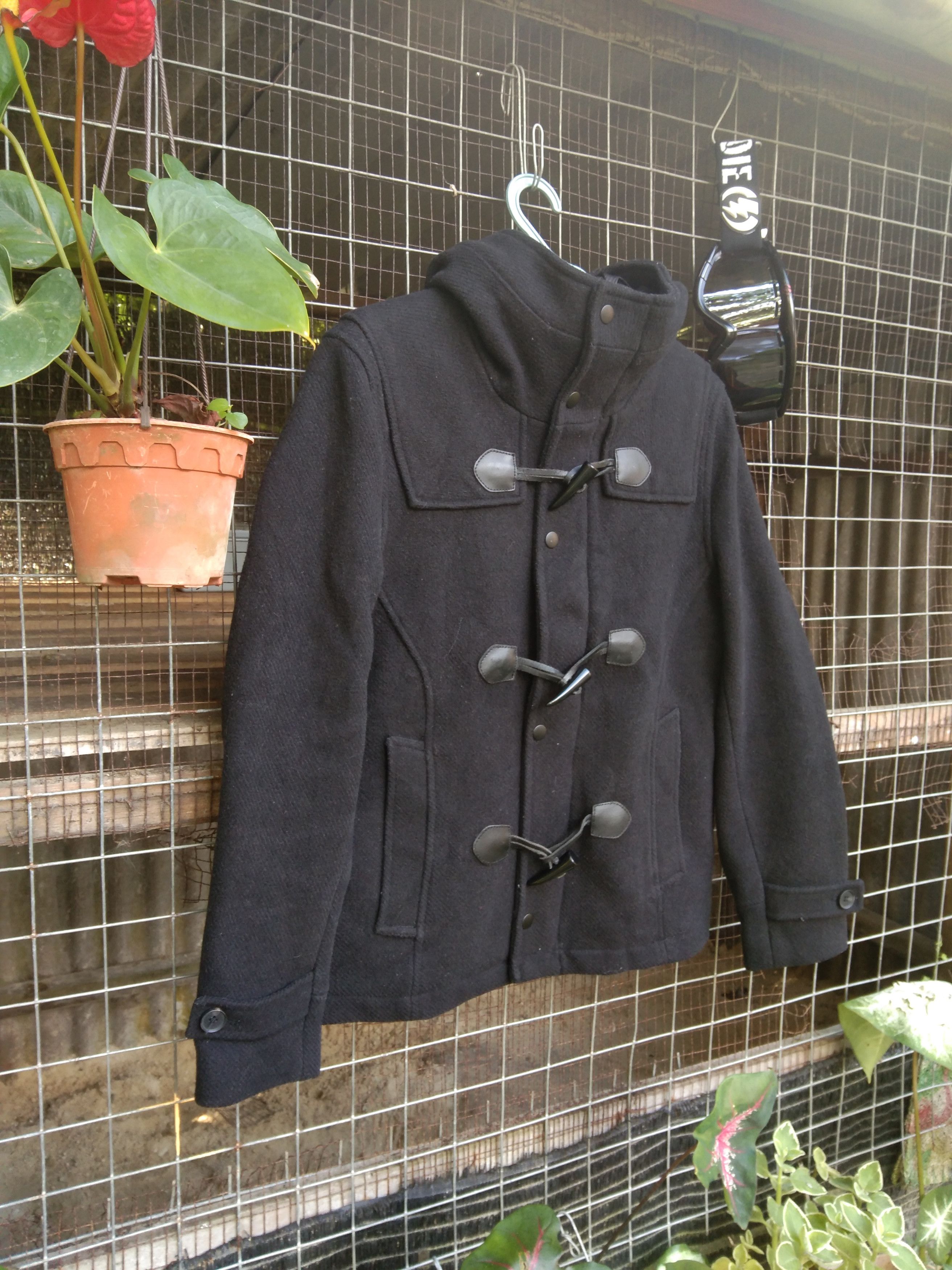 Designer × HARE HARE WOOL BLEND DUFFLE COAT Size US M / EU 48-50 / 2 - 1 Thumbnail
