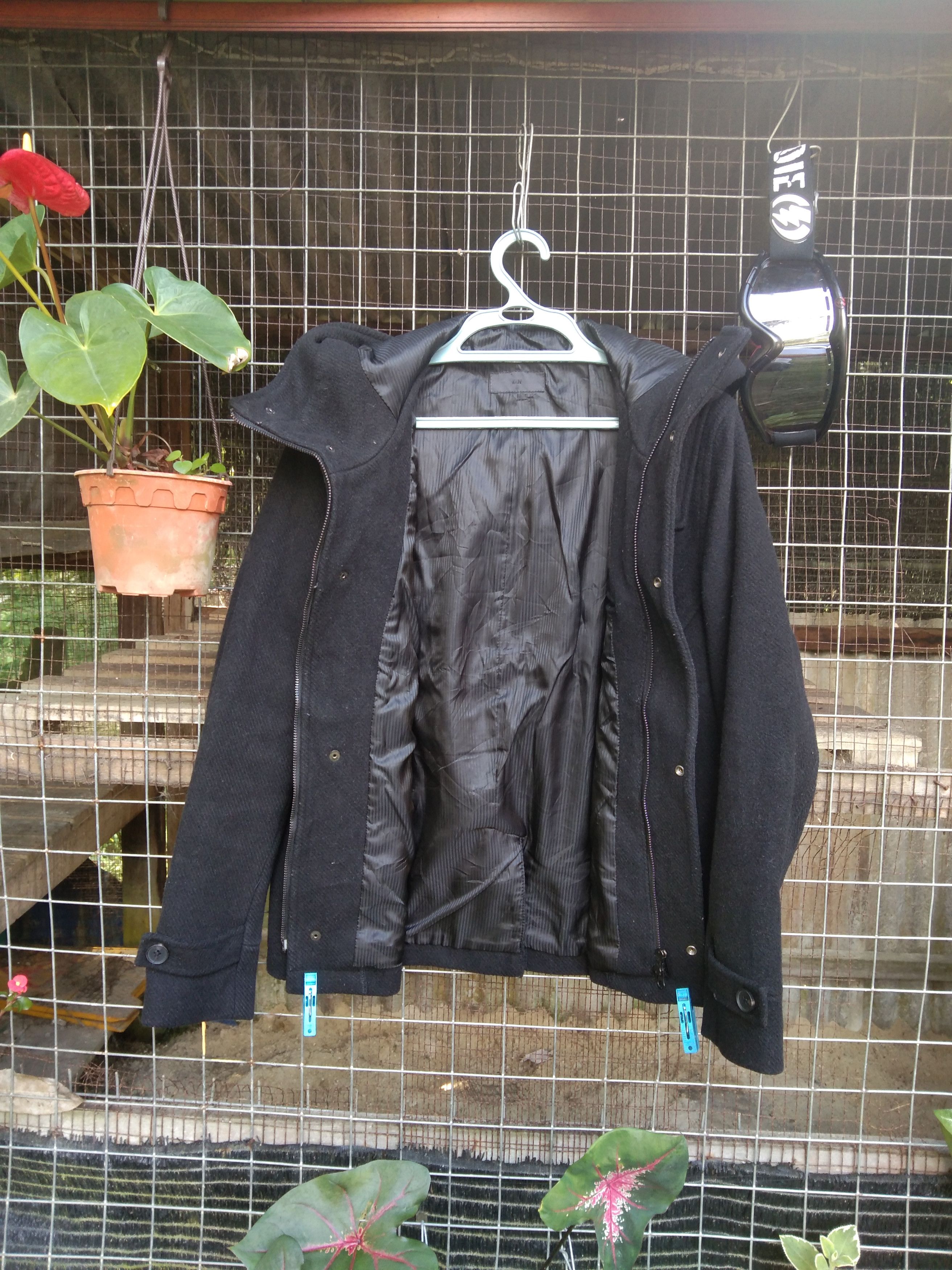 Designer × HARE HARE WOOL BLEND DUFFLE COAT Size US M / EU 48-50 / 2 - 7 Thumbnail