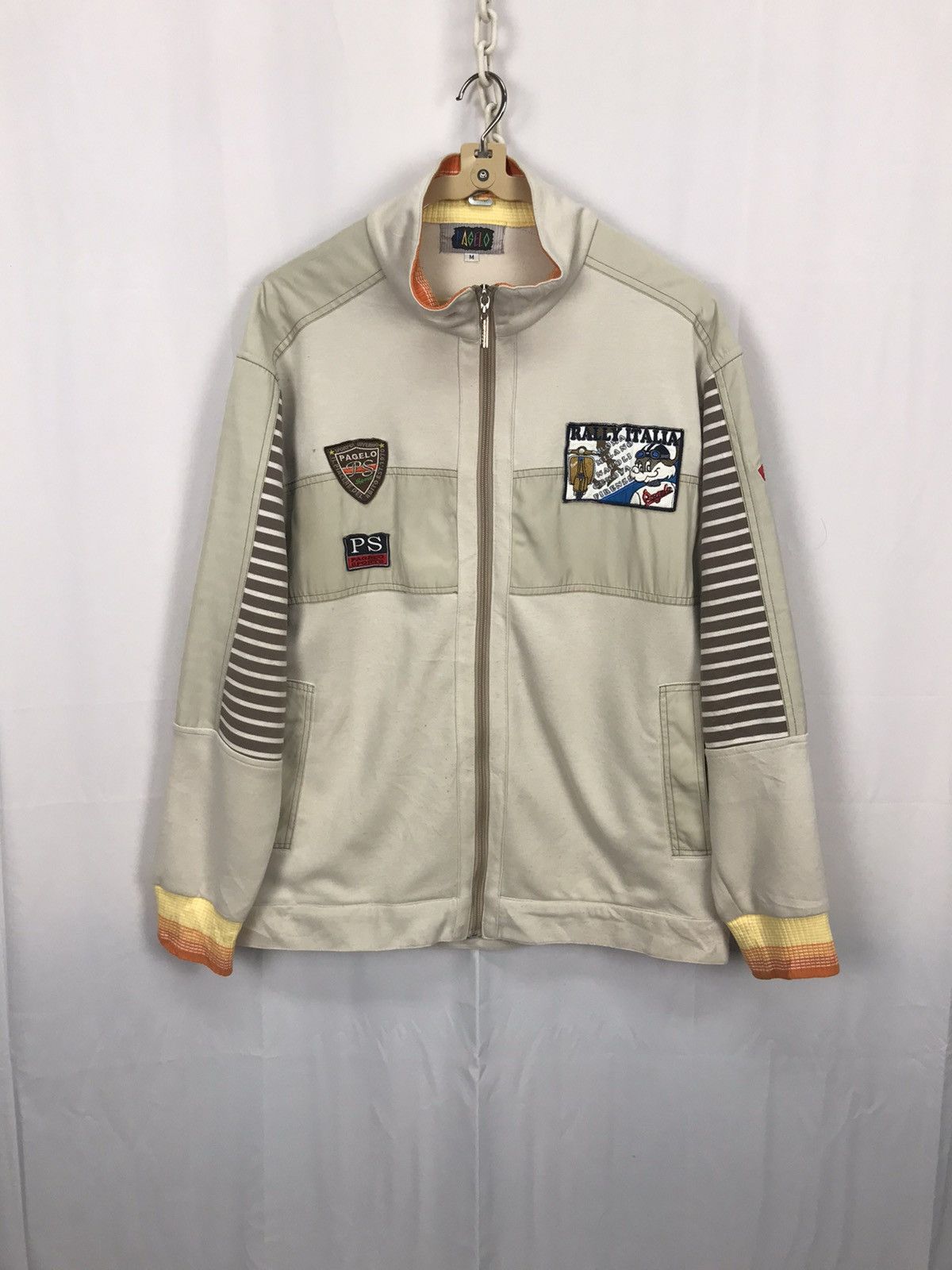 Other Pagelo distressed zipper jacket with patches Size US M / EU 48-50 / 2 - 6 Thumbnail
