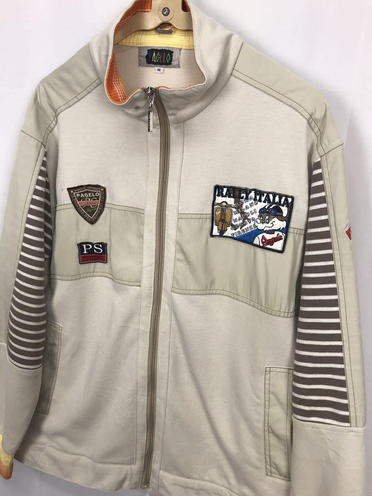 Other Pagelo distressed zipper jacket with patches Size US M / EU 48-50 / 2 - 4 Thumbnail