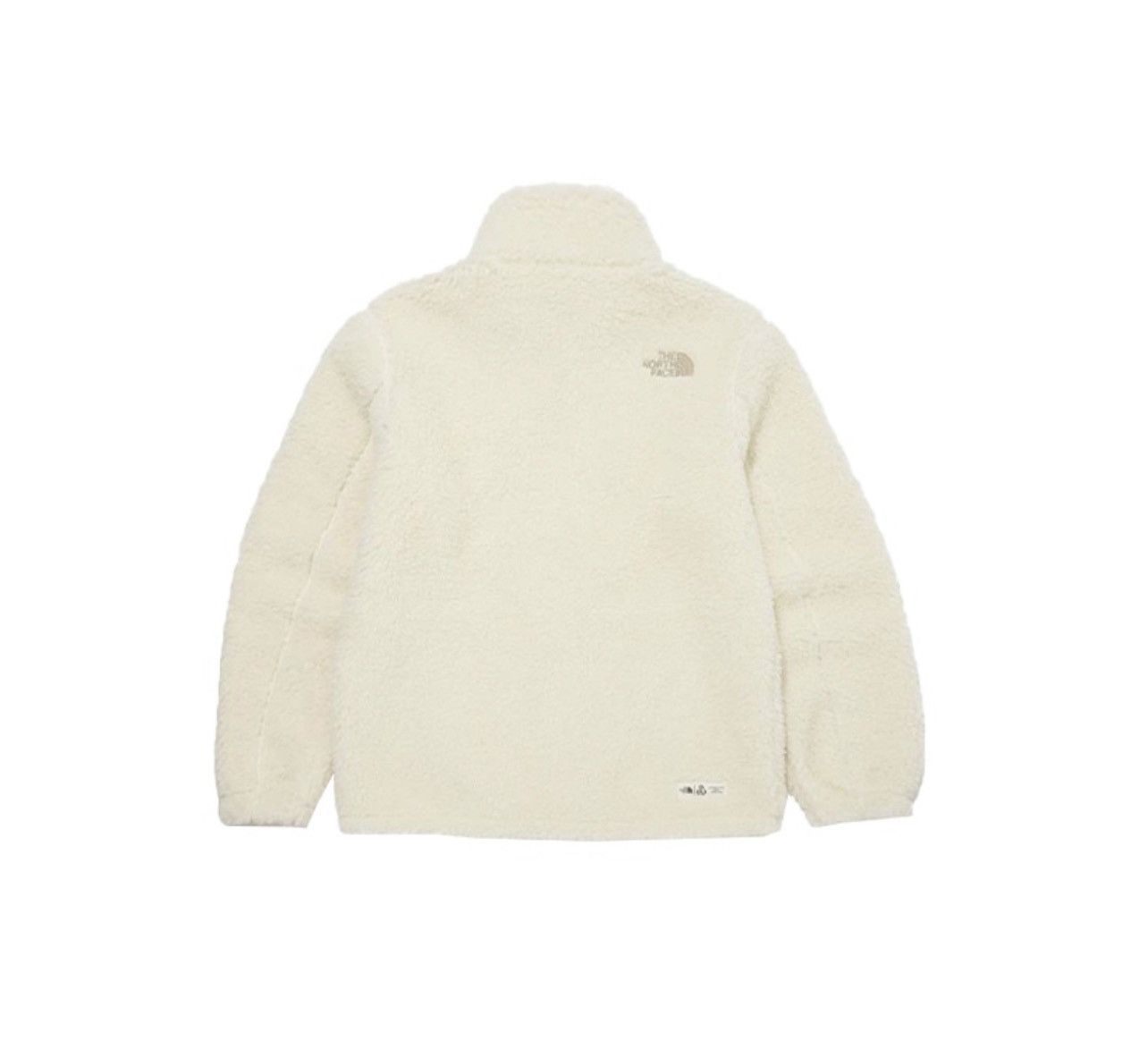 The North Face TNF LOGO POCKET Fleece Jacket Cream Size US M / EU 48-50 / 2 - 3 Thumbnail