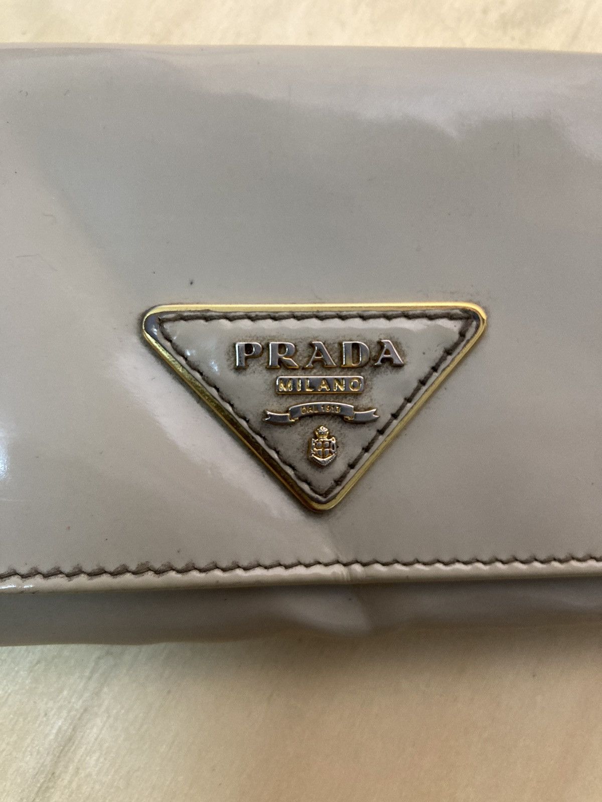 Prada Vintage Prada Patent Leather Long Wallet Size ONE SIZE - 5 Thumbnail