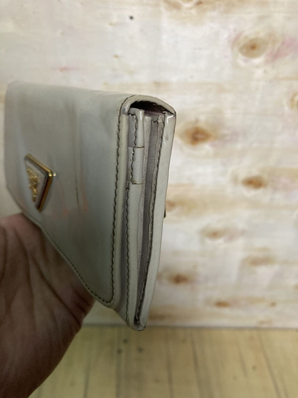 Prada Vintage Prada Patent Leather Long Wallet Size ONE SIZE - 6 Thumbnail