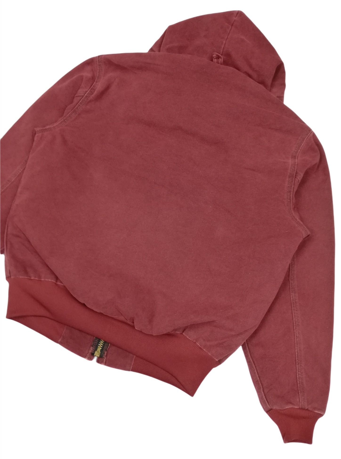 Carhartt × Carhartt Wip 🔥Maroon Cotton Quilted Flannel Lined Active Jacket Hoodies Size US M / EU 48-50 / 2 - 18 Thumbnail