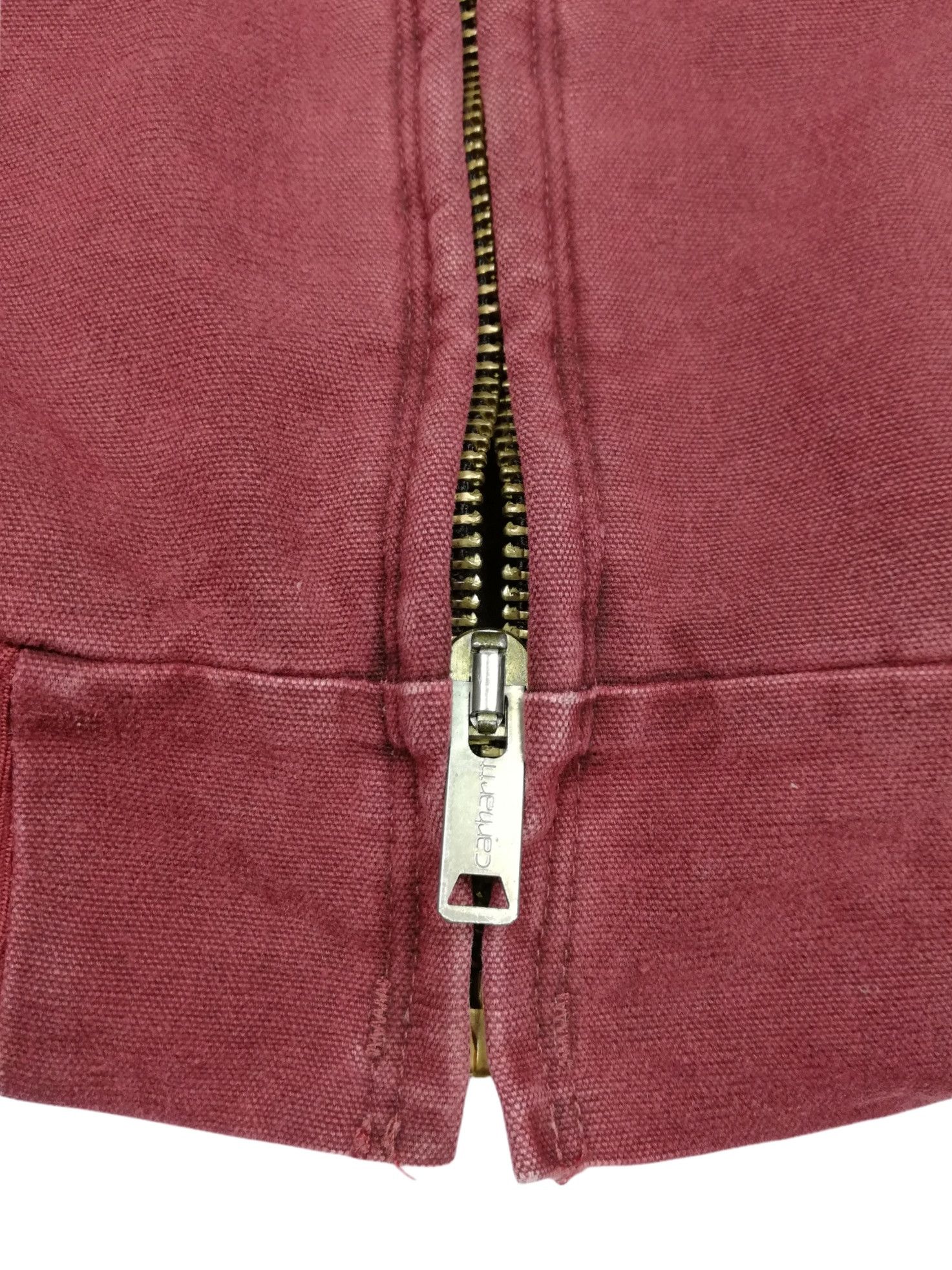 Carhartt × Carhartt Wip 🔥Maroon Cotton Quilted Flannel Lined Active Jacket Hoodies Size US M / EU 48-50 / 2 - 9 Thumbnail
