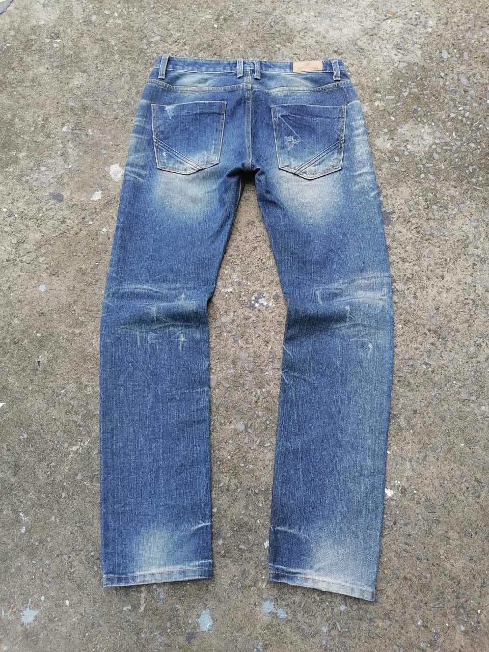 Designer Mr McCoy Distressed Denim Jeans Size US 32 / EU 48 - 2 Thumbnail