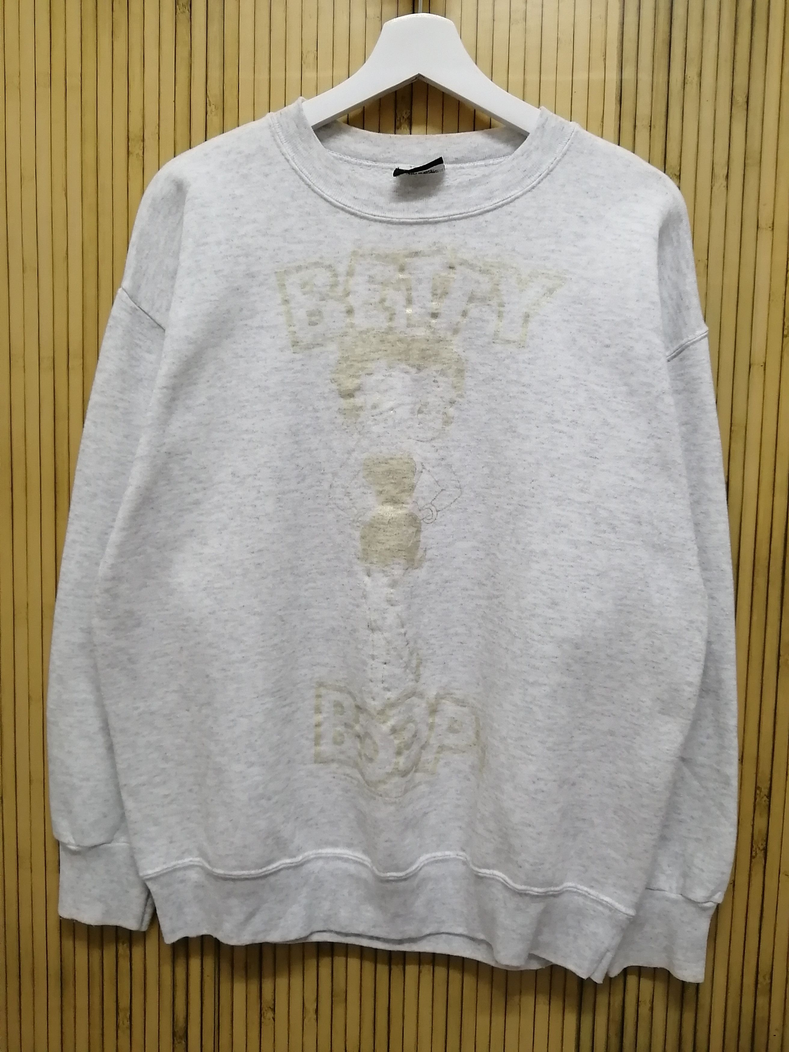 Vintage Vintage BETTY BOOP Spell Out Sweatshirt Size US L / EU 52-54 / 3 - 6 Thumbnail