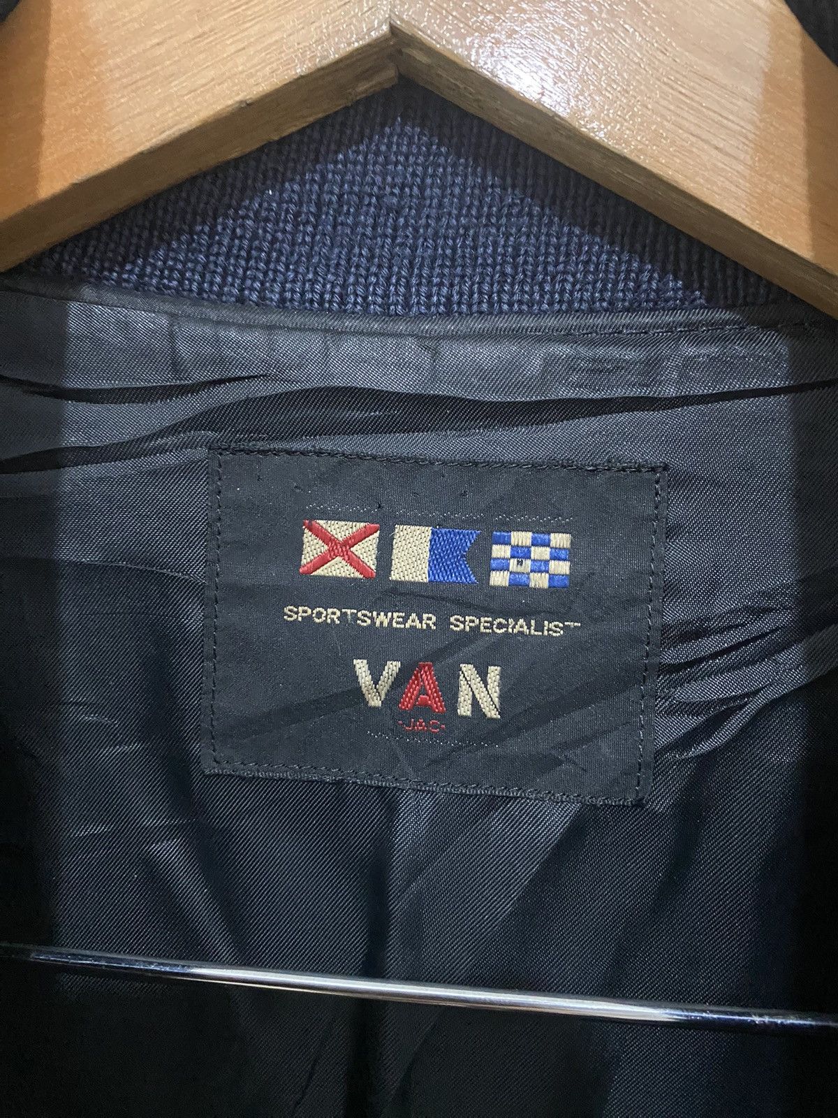 Leather Vintage Varsity Jacket Van Jac Touch Down American Football Size US M / EU 48-50 / 2 - 10 Thumbnail