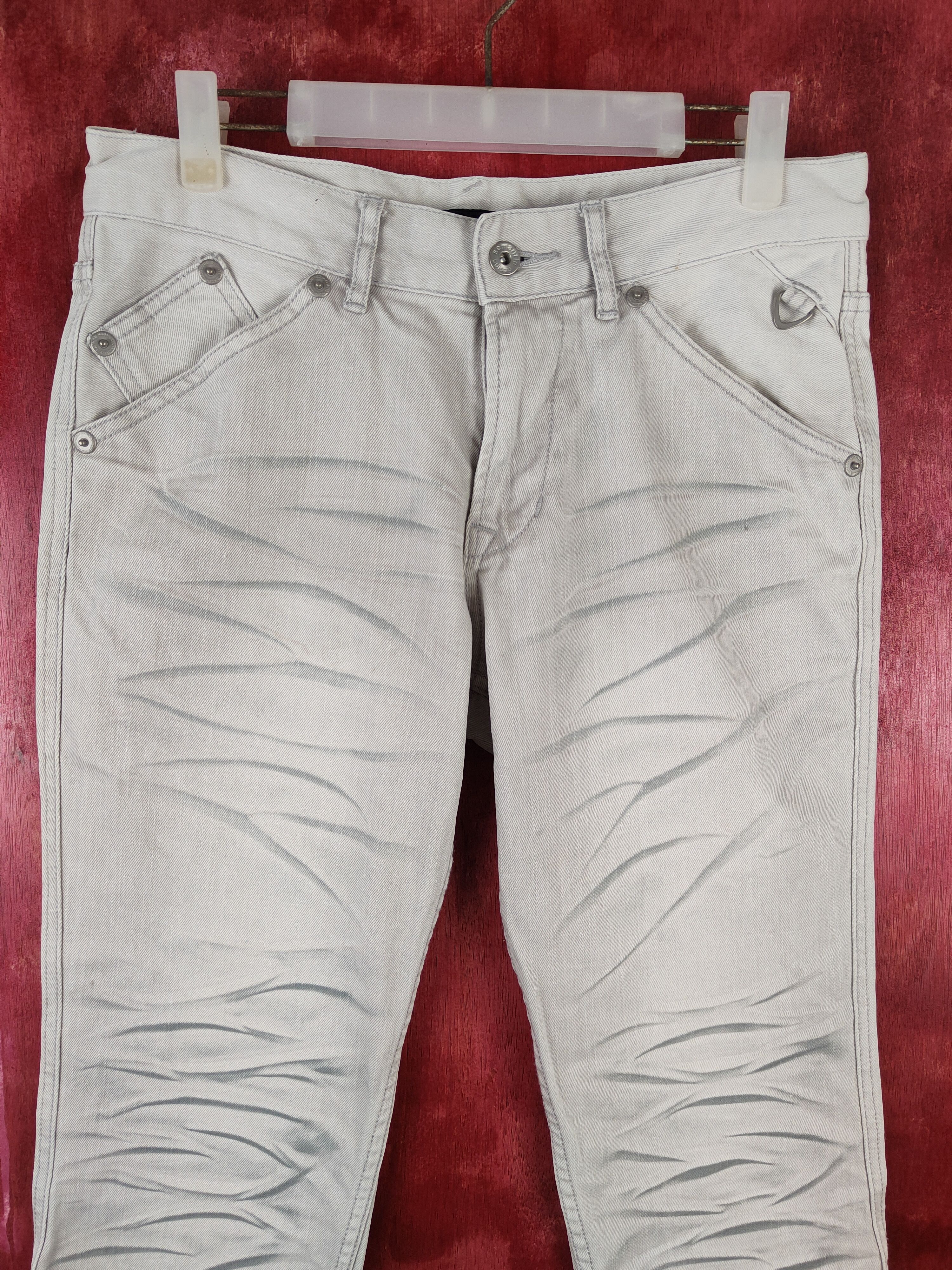 semanticdesign Semantic Design faded stripe Jeans pants #S659 Size 30" / US 8 / IT 44 - 2 Thumbnail