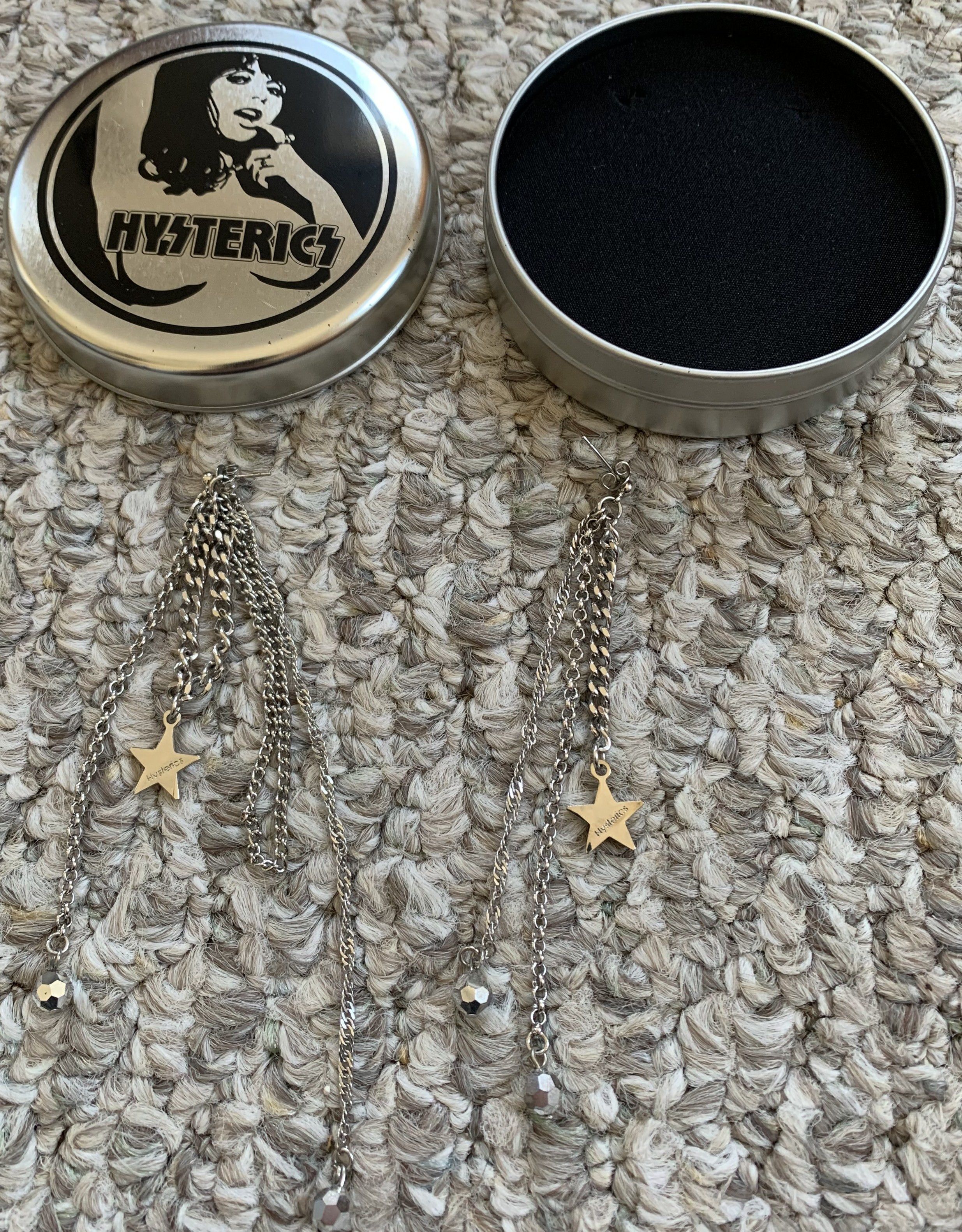 Hysteric Glamour Hysteric Glamour Chains & Stars Earrings + Case Size ONE SIZE - 3 Thumbnail