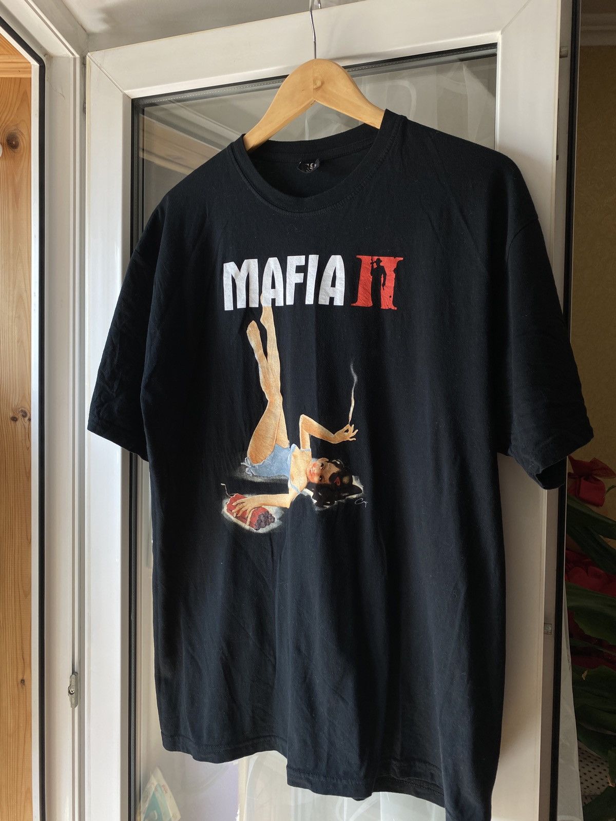 Playstation Vintage Mafia 2 Playstation Game Naked Smoking Woman Tee 2k Size US L / EU 52-54 / 3 - 2 Thumbnail