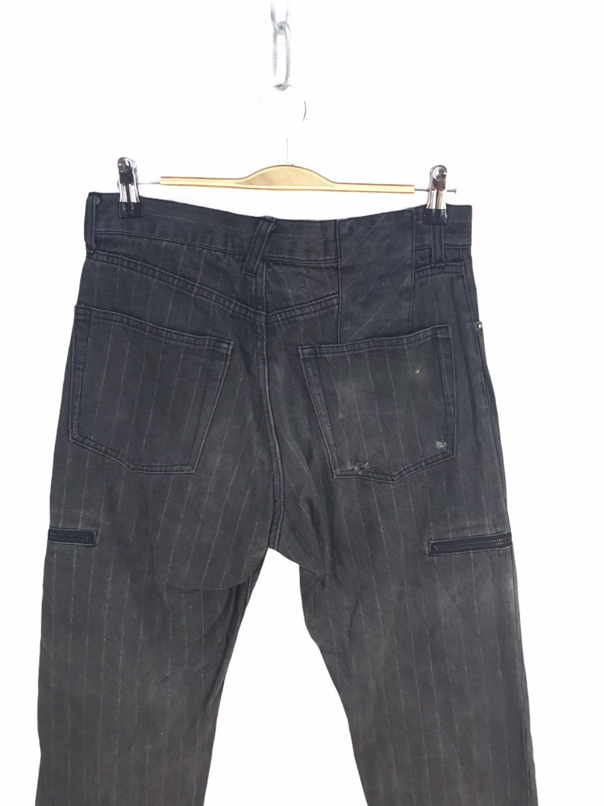 PPFM PPFM Pin Striped Cargo Denim Jeans Size US 30 / EU 46 - 5 Thumbnail