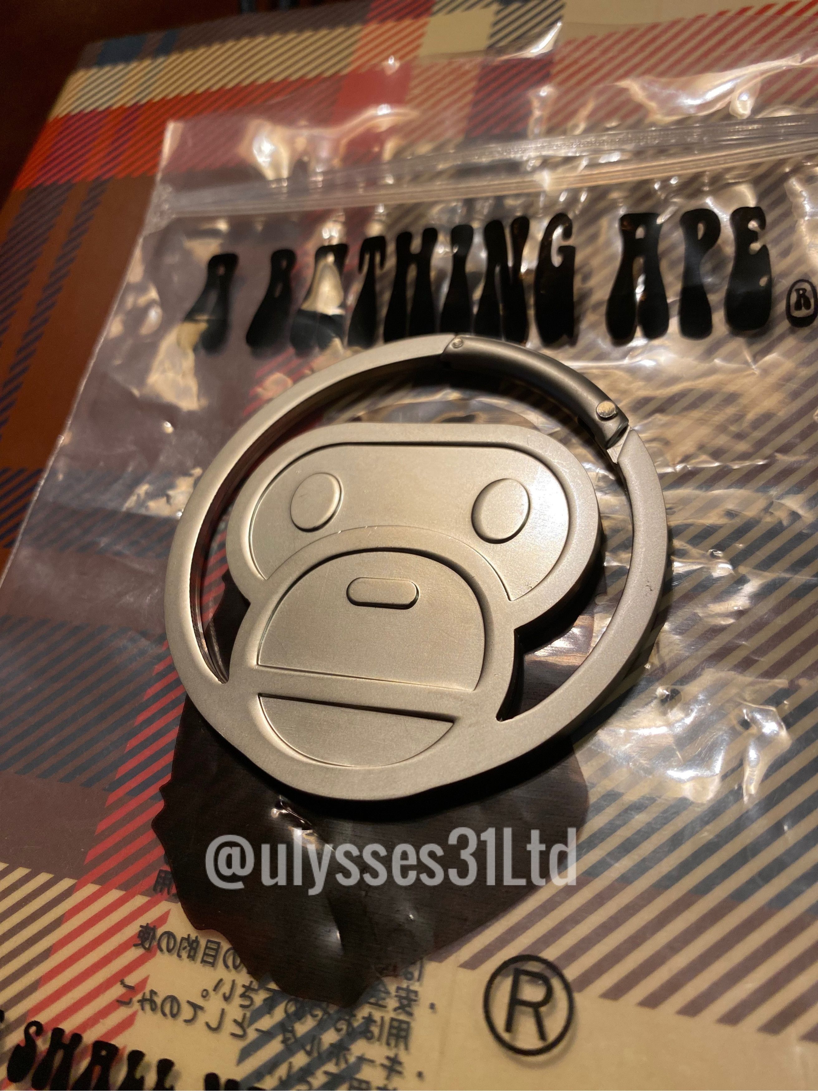 Bape Bape Baby Milo Carabiner Keychain | Grailed