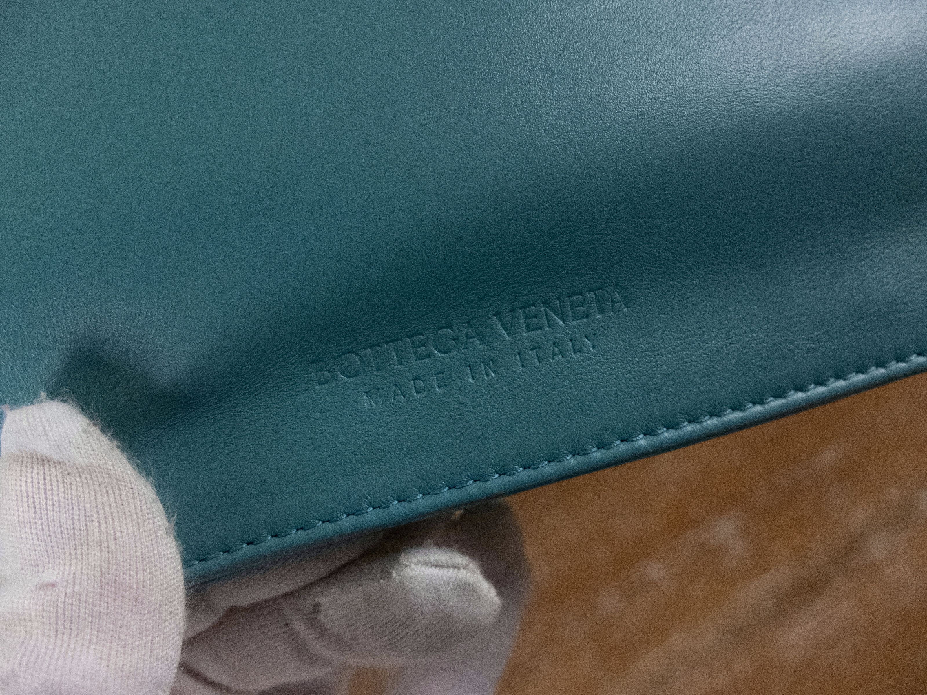 Bottega Veneta BOTTEGA VENETA Twist robin's egg blue leather knotted bag Size ONE SIZE - 6 Thumbnail