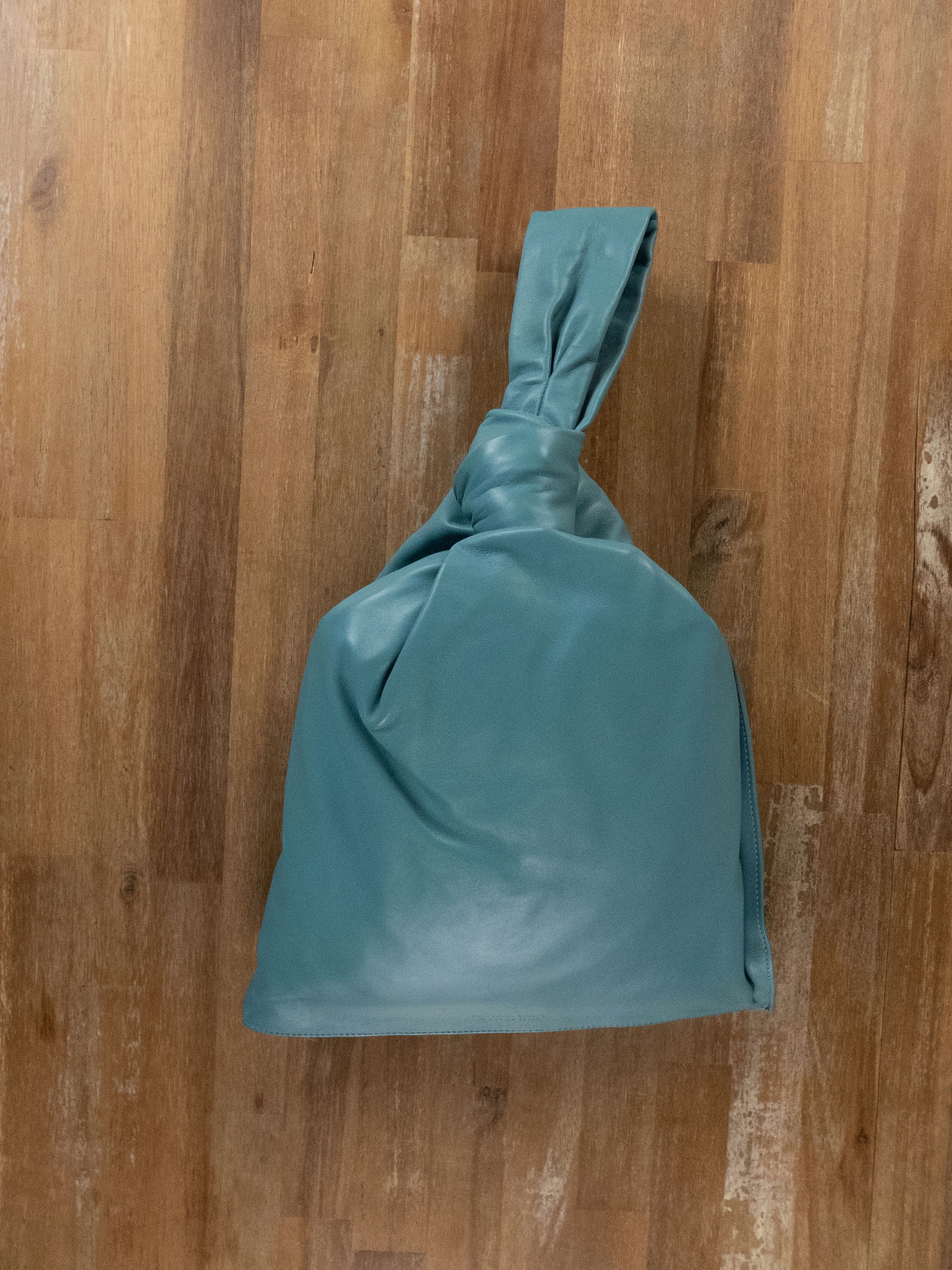 Bottega Veneta BOTTEGA VENETA Twist robin's egg blue leather knotted bag Size ONE SIZE - 4 Thumbnail