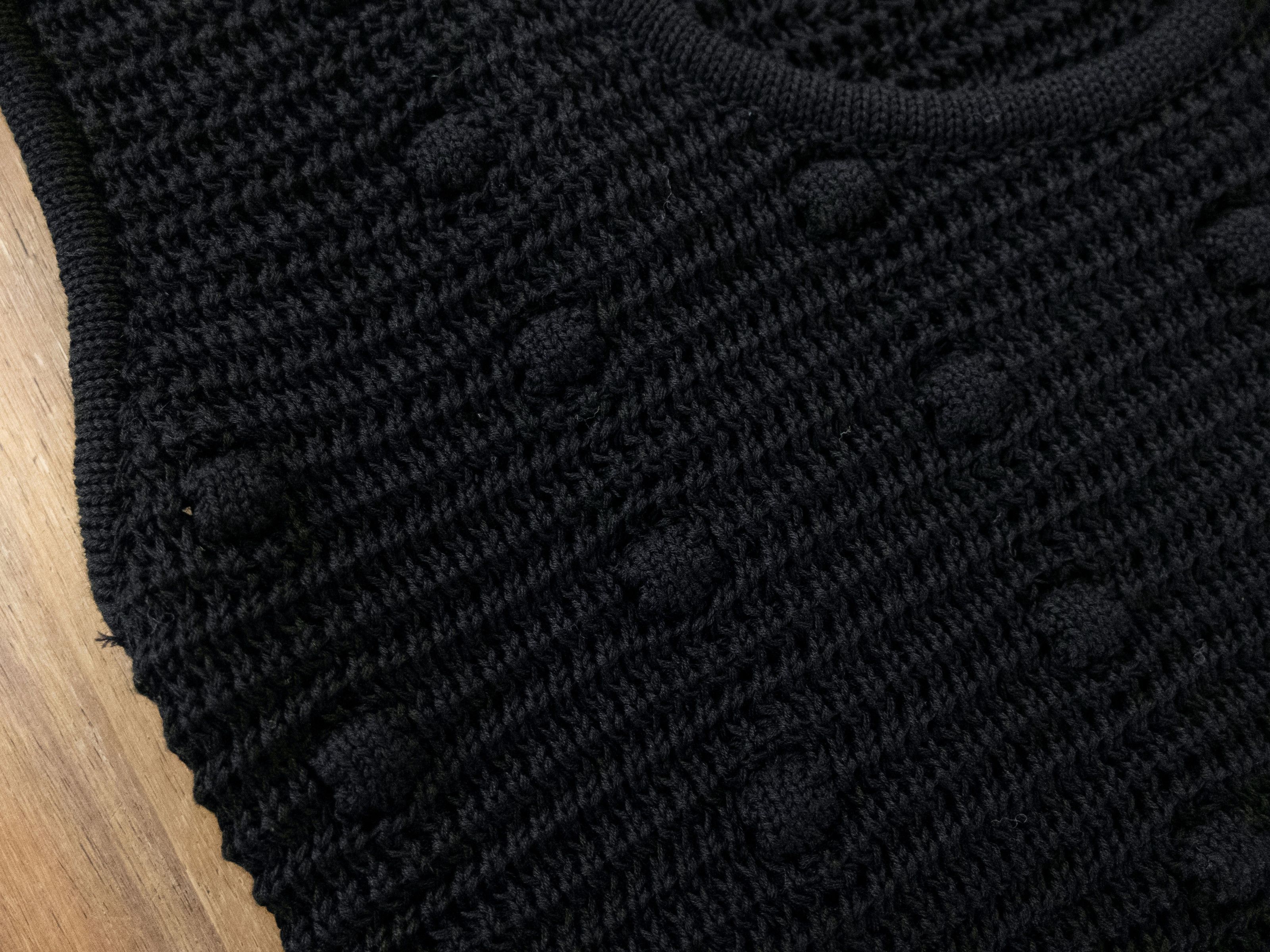 Bottega Veneta BOTTEGA VENETA black sleeveless crocheted mini fringe dress Size M / US 6-8 / IT 42-44 - 10 Thumbnail