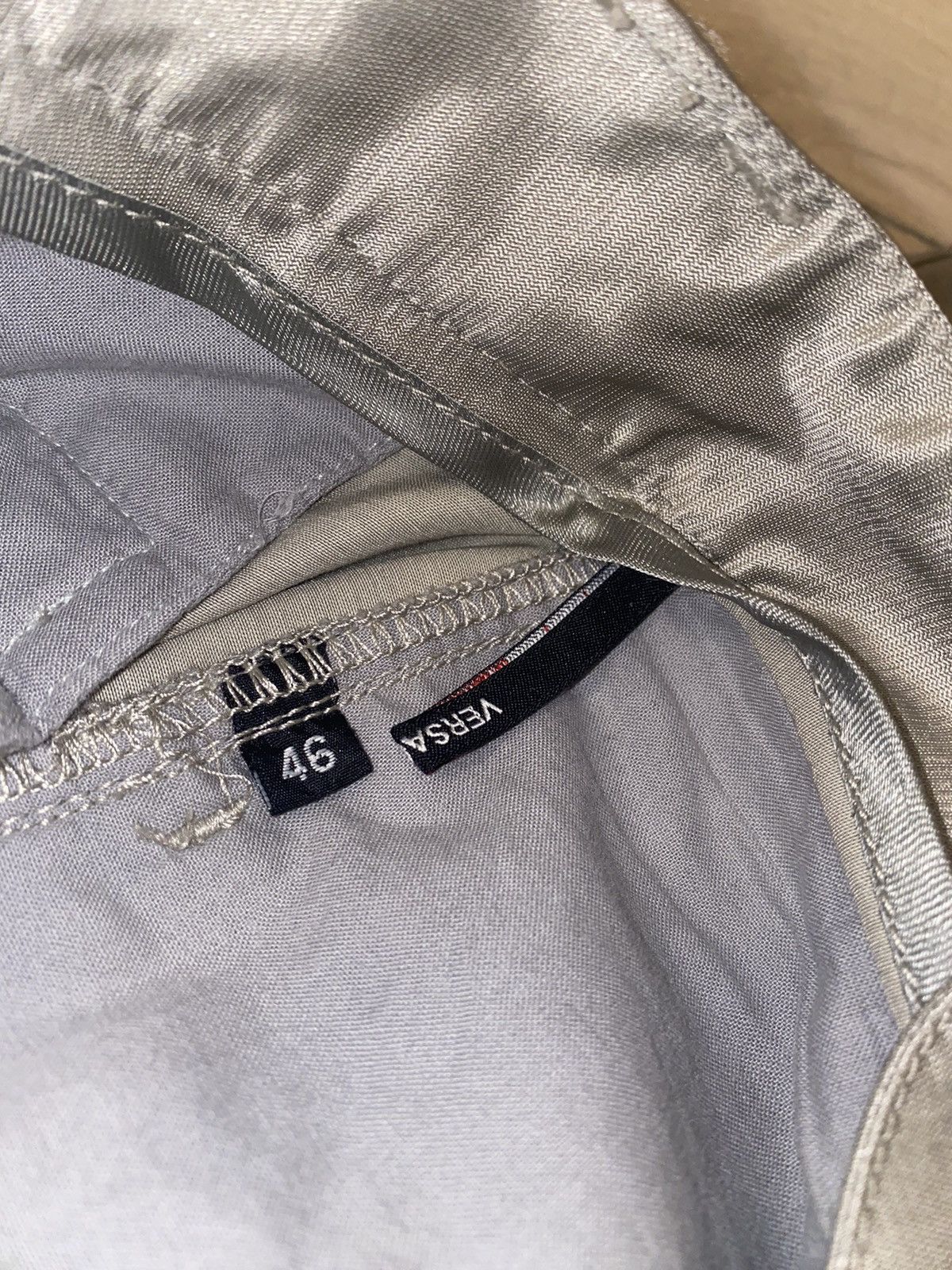 Versace Archive Versace Zipped Champagne Technical Cargo Pants Size US 30 / EU 46 - 16 Thumbnail