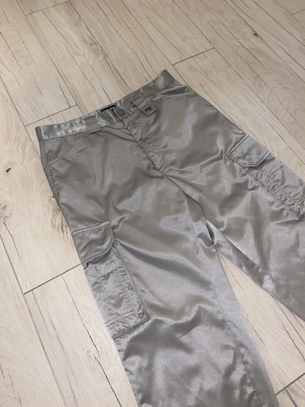 Versace Archive Versace Zipped Champagne Technical Cargo Pants Size US 30 / EU 46 - 4 Thumbnail