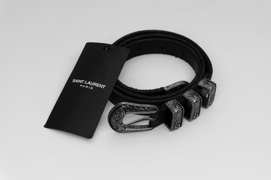 Saint Laurent Paris Saint Laurent Paris 3 Passants Western Belt