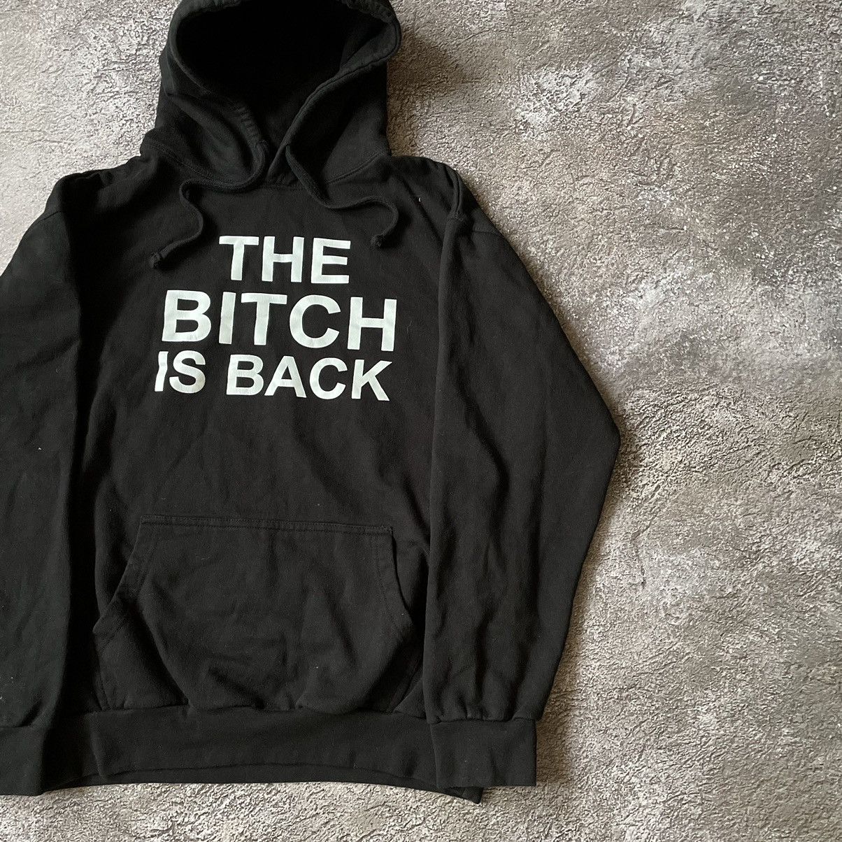 Vintage Vintage Y2K Graphic Hoodie Black The Bitch Is Back Rave M Size US M / EU 48-50 / 2 - 2 Thumbnail